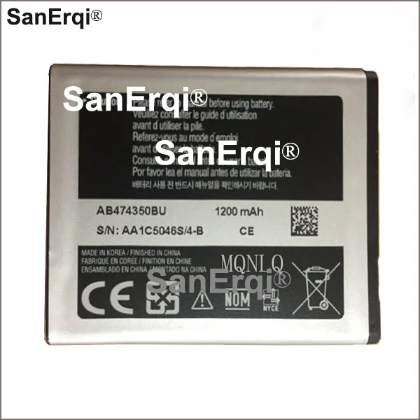 AB474350BC AB474350BU аккумулятор для Samsung B5722 Duos Galaxy 5 Европа фотоаккумулятор|Аккумуляторы