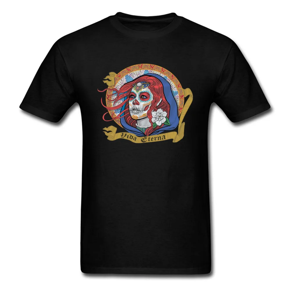 Red Catrina Day of the Dead_black