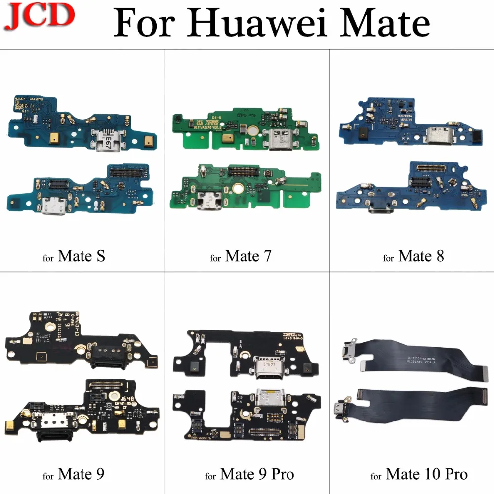 JCD USB зарядное устройство плата гибкий для huawei mate порт разъем зарядная док-станция гибкий кабель для mate S 7 8 9 9 pro 10 Pro запасные части