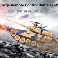 German Tiger 2A6 Battle Simulation Army Military RC Tank 1:18 2.4G Remote Control Tank With Smoke&Sound&BB Bullet&Light Function 2