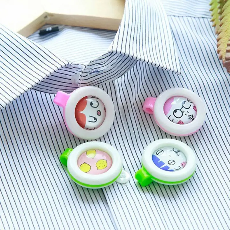 

4PCS summer baby mosquito buckle cartoon kids adult mosquito button bug repellent button pregnant women anti-mosquito button