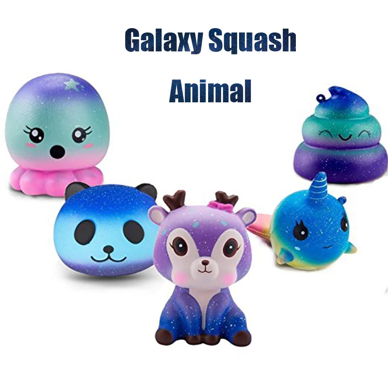 Сжимаемые игрушки Galaxy сжимаемые улыбка Панда большой медленно