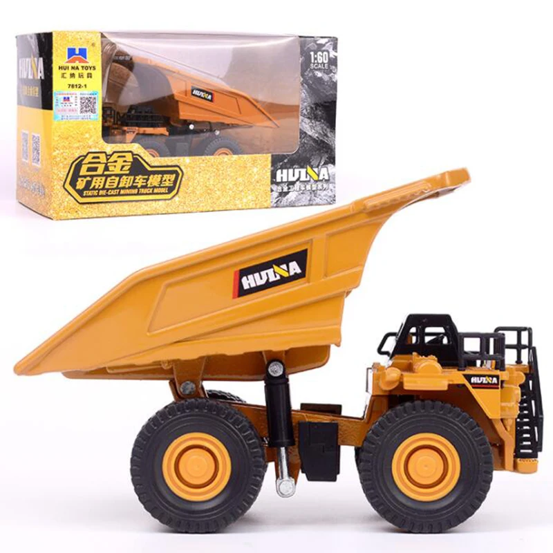 1:60 Diecast Alloy Construction Vehicle Kids Toy Engineering Car Dump Truck Mini 