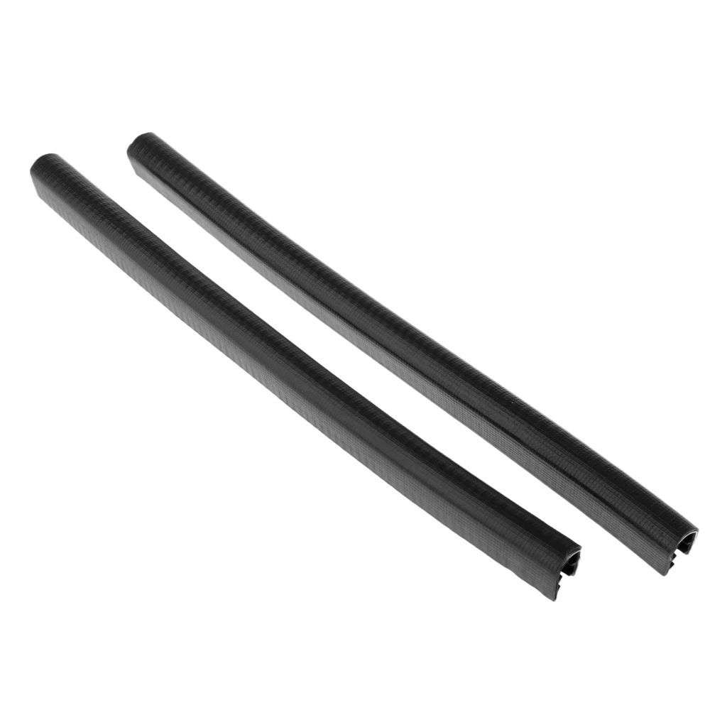 2 Pieces Skateboard Bumper Skateboard Deck Guards Protector Anti-Corrosion Rubber Strip Protection