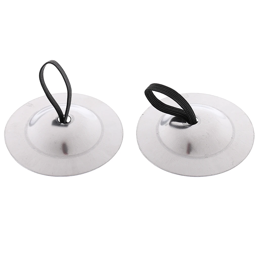 1 Pair Belly Dancing Finger Cymbals Percussion Musical Instrument for Children Kids Early Education Toys Gift