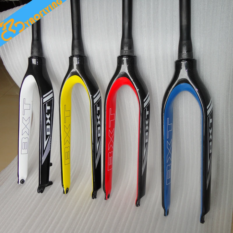 29er Carbon Tapered mtb fork four colors carbon mountain bike fork 27.5er mtb carbon bike fork