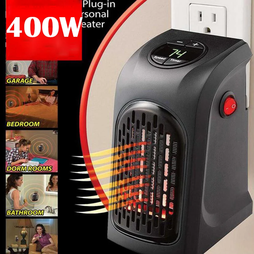  Wall Electric Heater Mini Fan Heater Desktop Household Wall Handy Heating Stove Radiator Warmer Mac