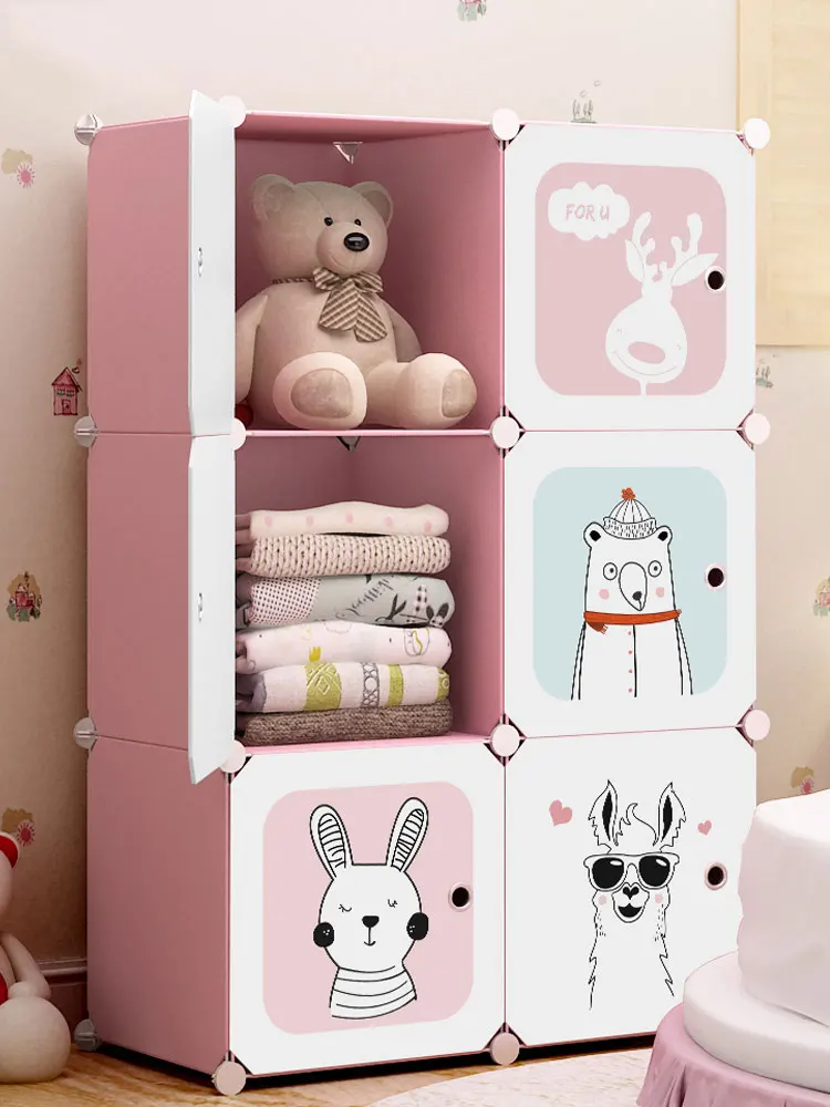 

Toy Storage Box Wardrobe Plastic Box Clothes Storage Box Simple Drawer Storage Cabinet Extra Large Storage Cabinet