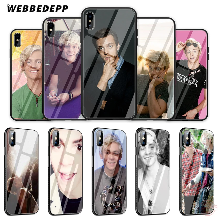 WEBBEDEPP Ross Lynch R5 Band Tempered Glass Phone Case for Apple iPhone XS Max XR X 8 7 6S Plus 5S SE | Мобильные телефоны и