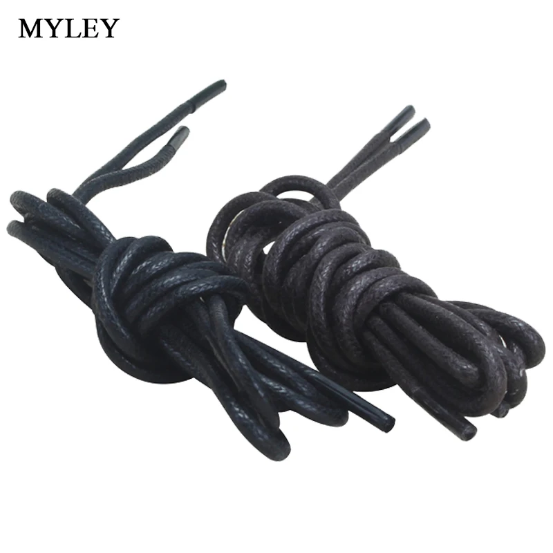 MYLEY 2 Pair High Quality 60cm Length Men Women Leather Shoes Shoelace
