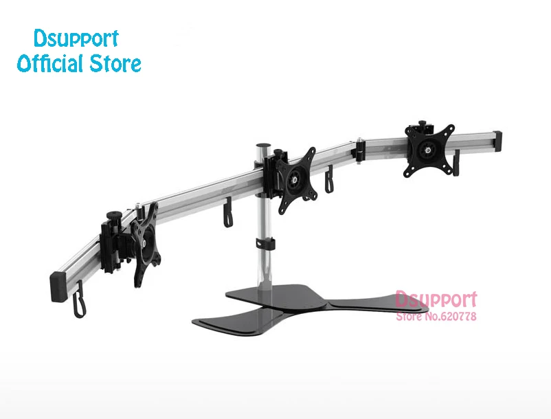 Aluminum Alloy Desktop Stand Triple Monitor Holder Full Motion TV Mount MP230SL Aluminum Alloy Desktop Stand Triple Monitor Holder Full Motion TV Mount MP230SL