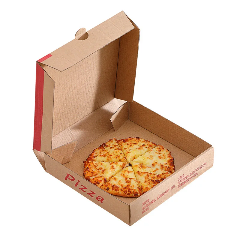 Pizza box Kraft paper box cheese cake boxes food packing portable bread