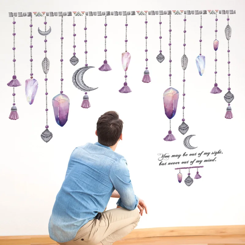 

Creative Dropping Living Room Bedroom Background Removable Eco-friendly DIY Wall Stickers Decals Decoration Art Murals Poster
