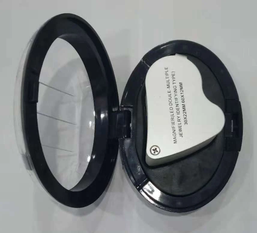 Free Shipping Magnifier LED Double Multiple with LED Jewelry
