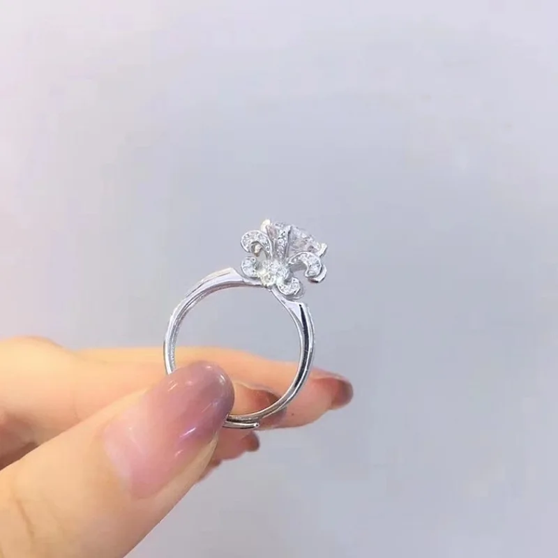

TIFF S925 sterling silver ring,Opening adjustable, Luxury charm Temperament ladies jewelry free shipping