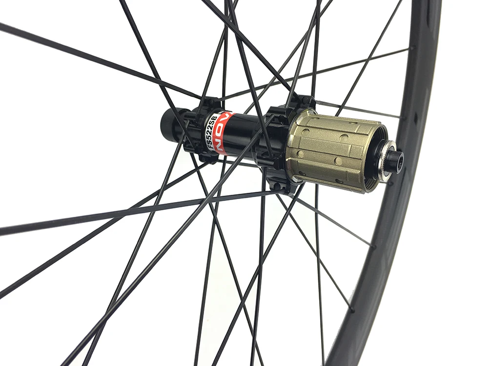 Top Painting DIY Road Carbon Wheels 50mm Bicycles Wheel 23mm Novatec Powerway, Ceramic Hub 700c Pillar PSR 1432/Mac Spokes 700C 1