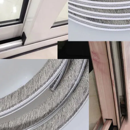 aluminum sliding door window brush seal dustproof strip weatherstripping draught excluder