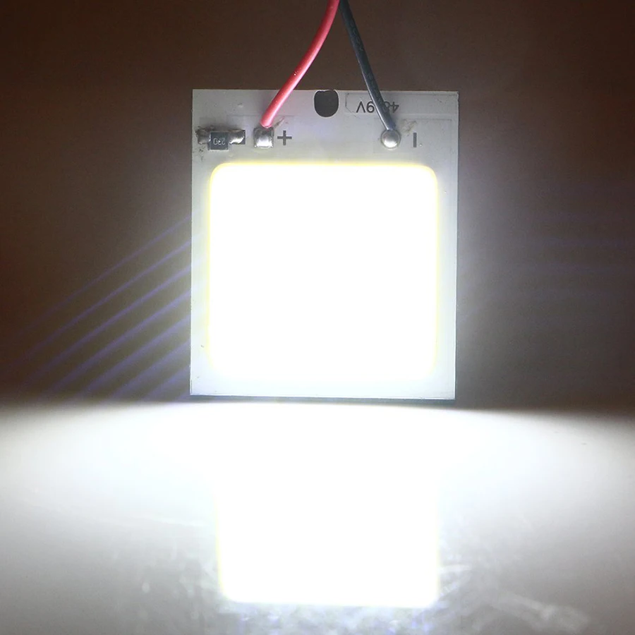 COB 16 24 36 48SMD T10 BA9S Гирлянда купольная с 3 адаптесветодиодный Светодиодная лампа для