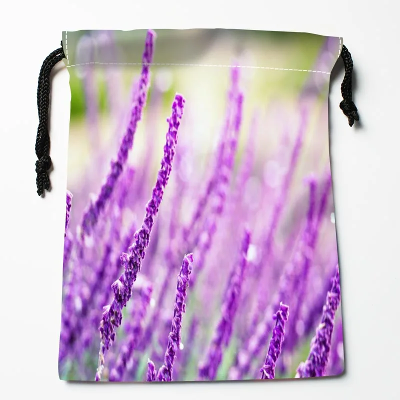

Best Lavender Plant Drawstring Bags Custom Storage Printed Receive Bag Compression Type Bags Size 18X22cm Storage Bags