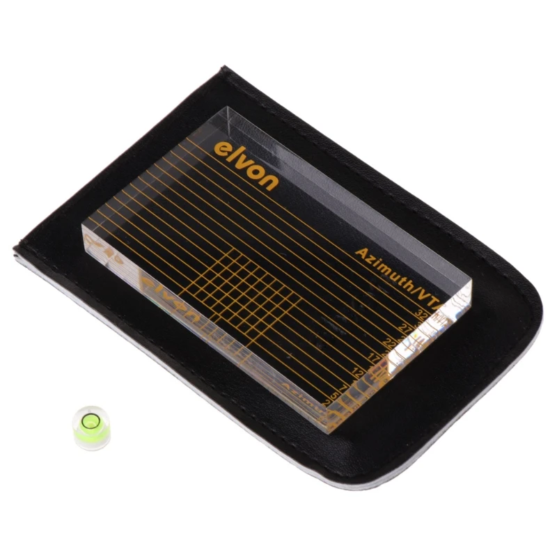

10mm LP Vinyl Record Player Measuring Phono Tonearm VTA/Cartridge Azimuth Ruler w bag