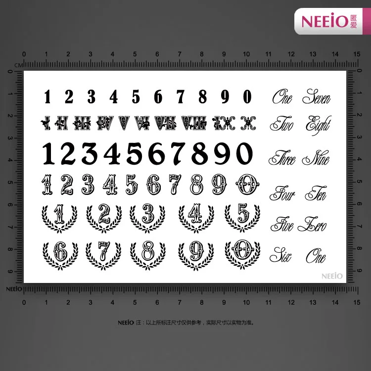 Temporary Tattoos Number 0 9 Multi Font Style Finger Body Diy Pattern Tattoo Stickers Waterproof Creative Men Women Design Temporary Tattoo Number Tattoo Stickers Waterprooftattoo Sticker Aliexpress