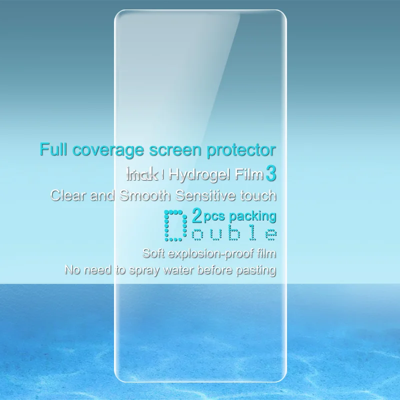 Imak Xiaomi mi x 3 Защита экрана 2 шт полное покрытие гидрогель III защитная пленка для Xiaomi mi x 3 не стекло