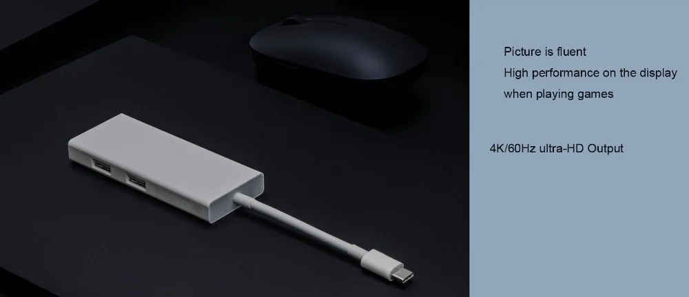 Xiaomi USB-C-Mini Displayport DP адаптер 4K 60fps Ultra HD конвертер type-C PD 3,0 QC3.0 адаптер для ноутбука Macbook