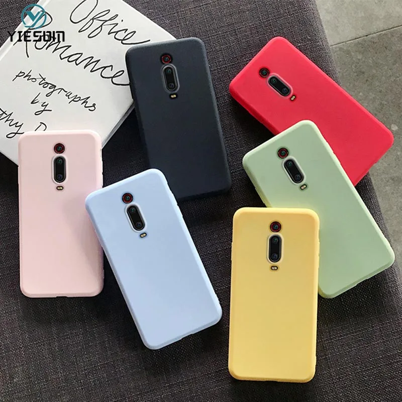 Cover For Xiaomi Redmi K20 Pro 7A 7 6A 6 Note Candy Color Soft Silicone TPU Phone Case Mi CC9 Mi9 Mi8 Lite A2 |