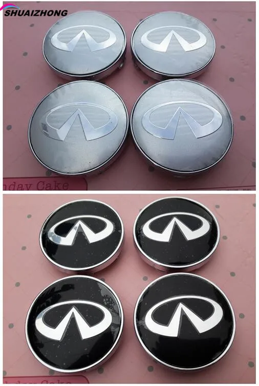 4pcs 60mm infiniti Car Wheel Center Cover Hub Cap Badge Emblem for q30