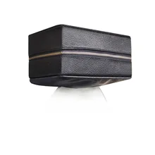 Автомобиль с сильным магнитным потолком необычная коробка для салфеток люк Автомобильная ткань кожа бумажная коробка