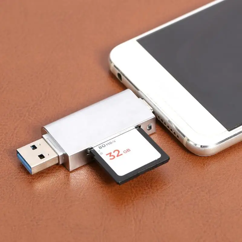 ALLOYSEED Multi in 1 карта памяти SD ридер для Macbook usb type-C для Google ноутбук для Windows PC Android телефон кардридер