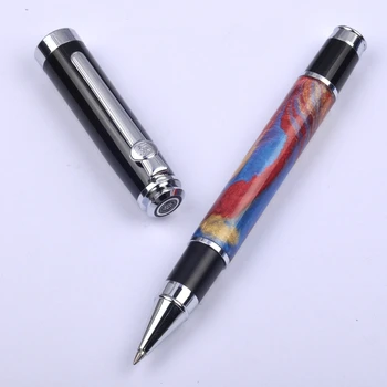 

Duke Fine Point 0.5mm Black Ink Metal Rollerball Pens Smooth Writing Business School Office Pens for Signature with Gift Case