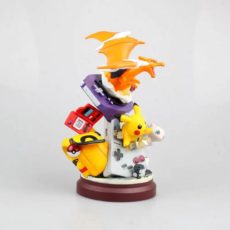 19 см аниме Pika Mewtwo Charizard фигурка модель игрушки милые Покемоны фигурка игрушки сказочные украшения комнаты игрушки для детей