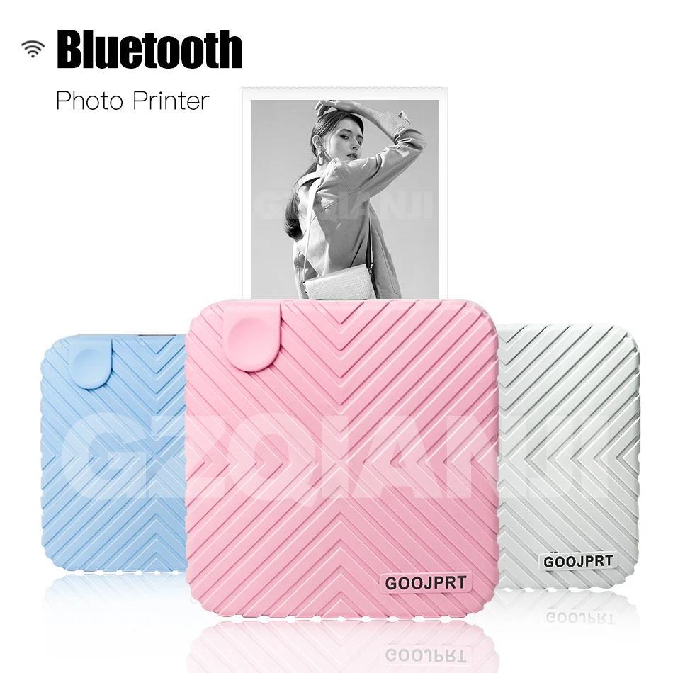 

GOOJPRT Peripage New 58mm Bluetooth Photo Printer Mini AR Pocket Wireless Printer Bluetooth 4.0 for Android iOS Mobile Phone