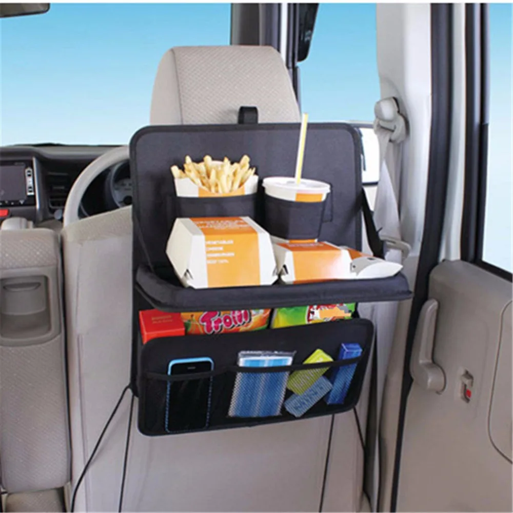 Waterproof Multi Pockets Car Organizer Seat Back Storage Bag Auto