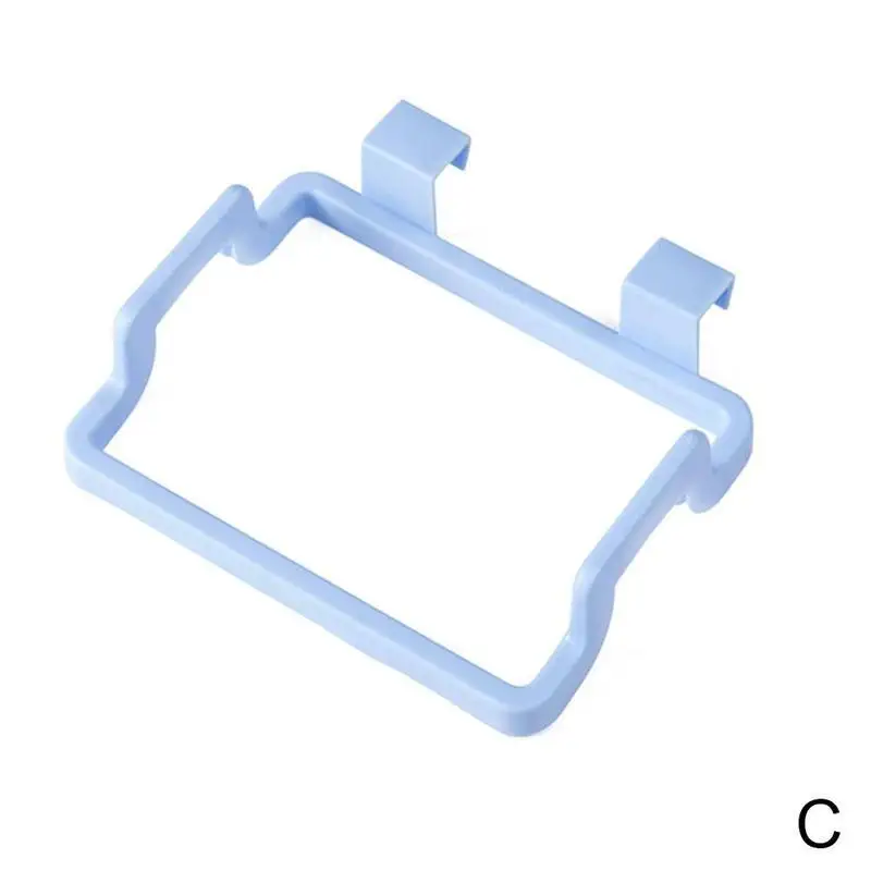 Держатель для мусорного мешка складной креативный подвесной мусорный мешок держатель для мусорного мешка стеллаж для мусора Шкаф Вешалка для хранения для кухни - Цвет: C