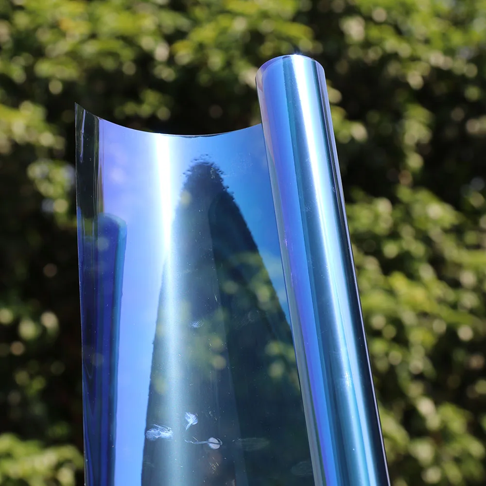 SUNICE окно оттенок нано керамическая пленка VLT55% лобовое стекло автомобиля летняя Солнечная защита Хамелеон оттенок строительного окна стикер 1x3 м