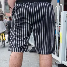 Casual Mens Shorts Knee Length Comfortable Summer Loose Shorts Elastic Waist Plus Size Short Hombre
