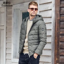 Бренд Enjeolon, зимний толстый пуховик, пальто, мужские толстовки, парка, пальто, 3XL, Мужская теплая парка, пальто, пуховик, YR0131