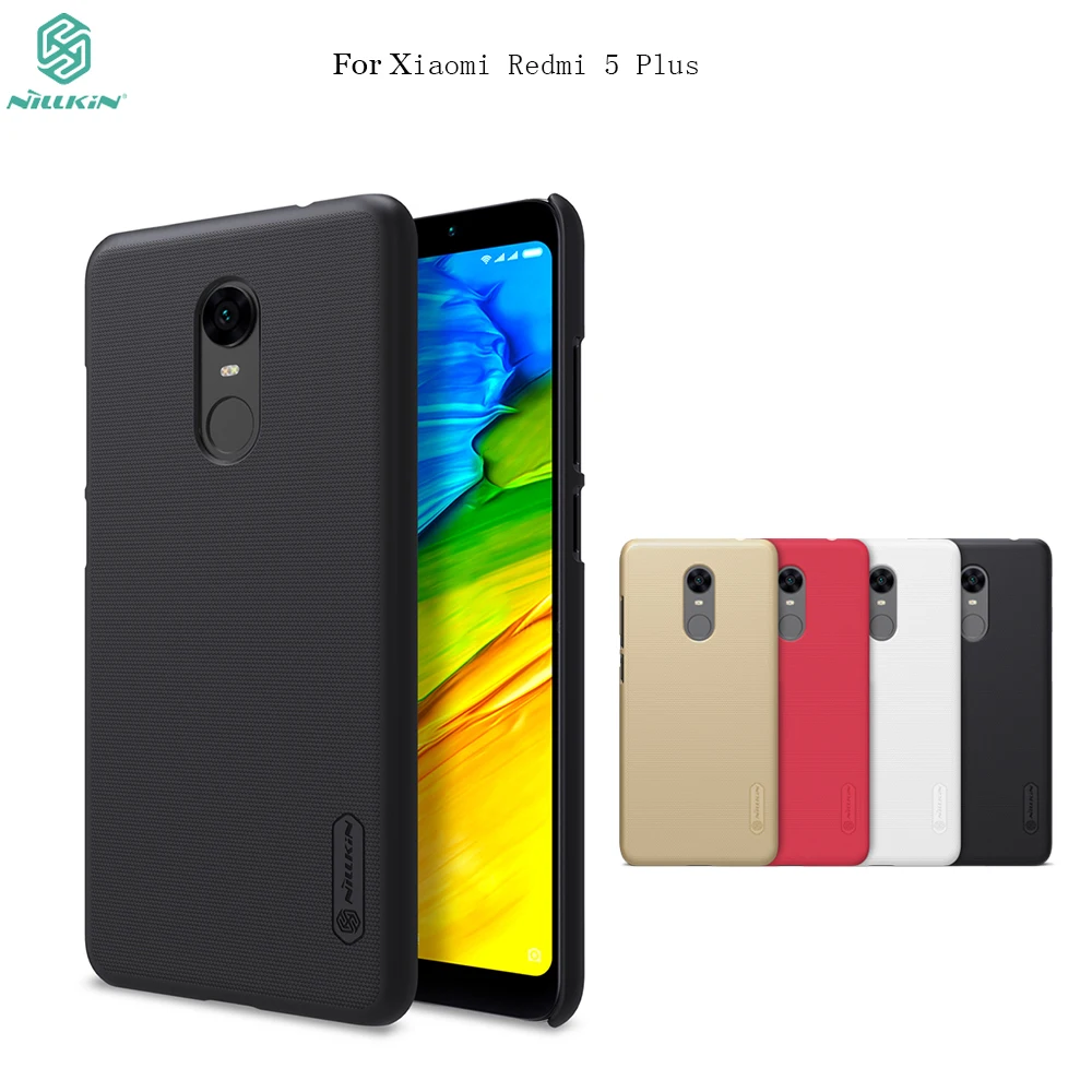

For xiaomi redmi 5 plus case NILLKIN Super Frosted Shield hard back cover case For redmi 5plus phone bags with Retail package
