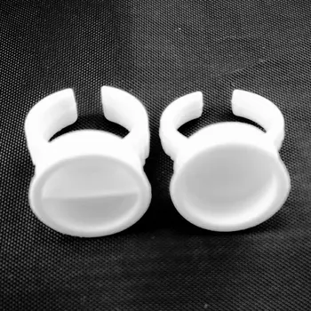 

Disposable Tattoo Rings Cups S/M/L Permanent Makeup Pigment Holder Eyebrow Eyelash Extension Glue Divider Container