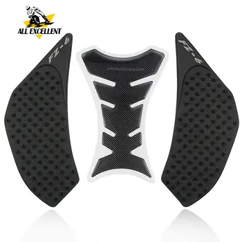 

Motorcycle Decals fuel tank anti-slip stickers & Fish bone sticker silicone material For YAMAHA FZ6 FZ6N 2006 2007 2008 2009-10