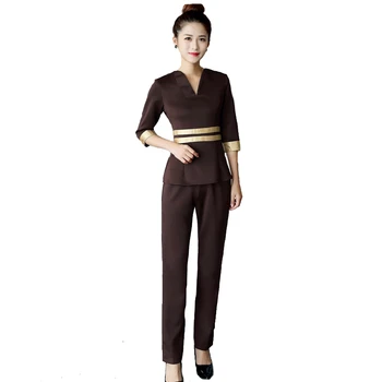 

[SET] Women's Short Sleeve Fashion Scrubs Suit/Medical Nursing Uniforms/ /High-quality Beautician Spa Clothing