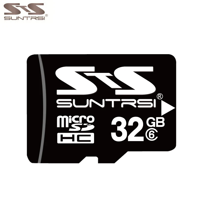Купить Suntrsi Micro SD карта 8 Гб 16 Гб класс 6 TF карта для смартфона и камеры реальная емкость 32 Гб карта памяти мини SD карта бесплатная доставка