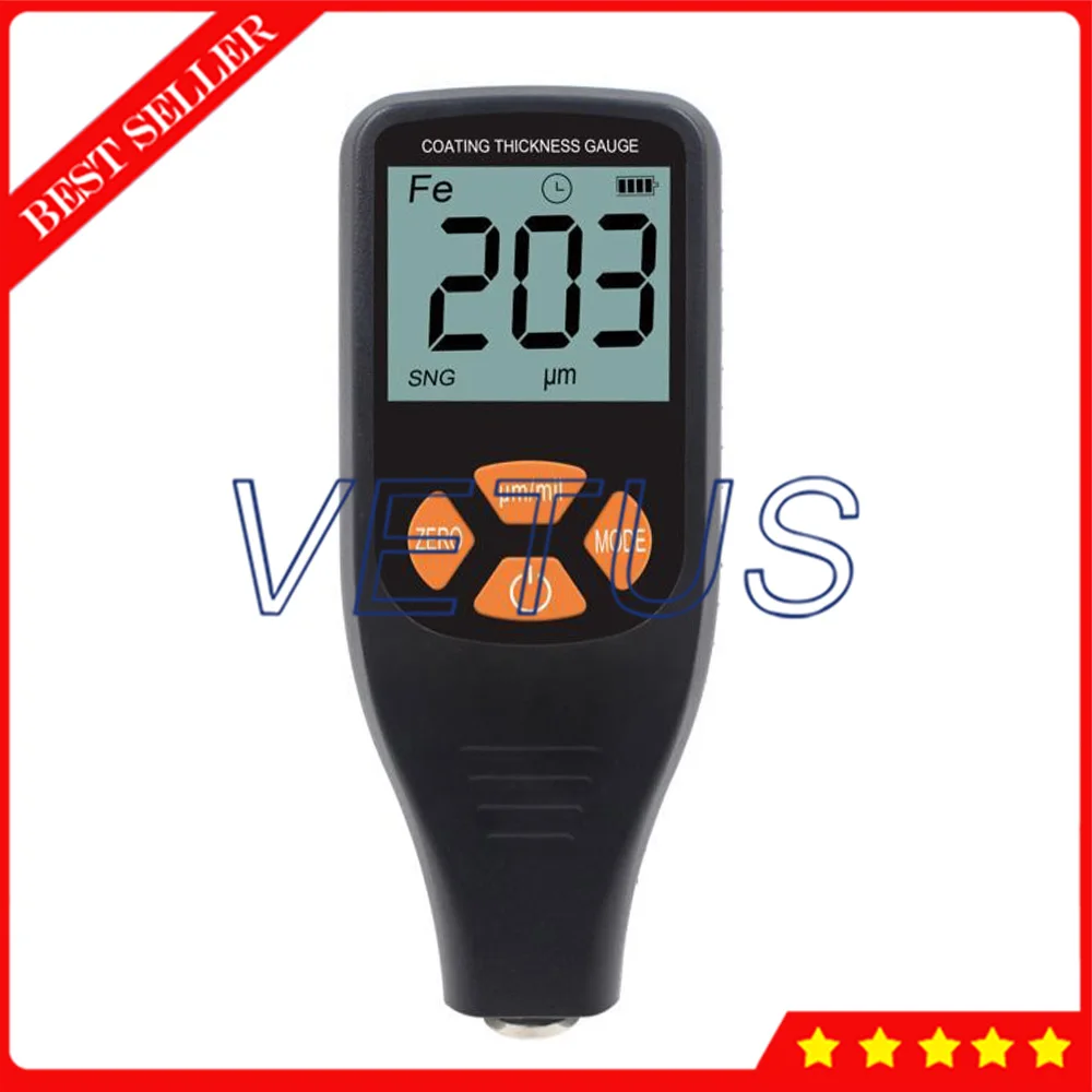 Handheld Digital Coating Paint Thickness Tester Gauge Meter for Car