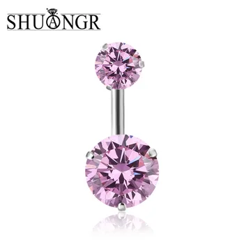 

Shuangr Fashion Sexy Factory Price Anti Allergy Simple Lounger Titanium Earrings Ear Nail Belly Button Rings Navel Piercing