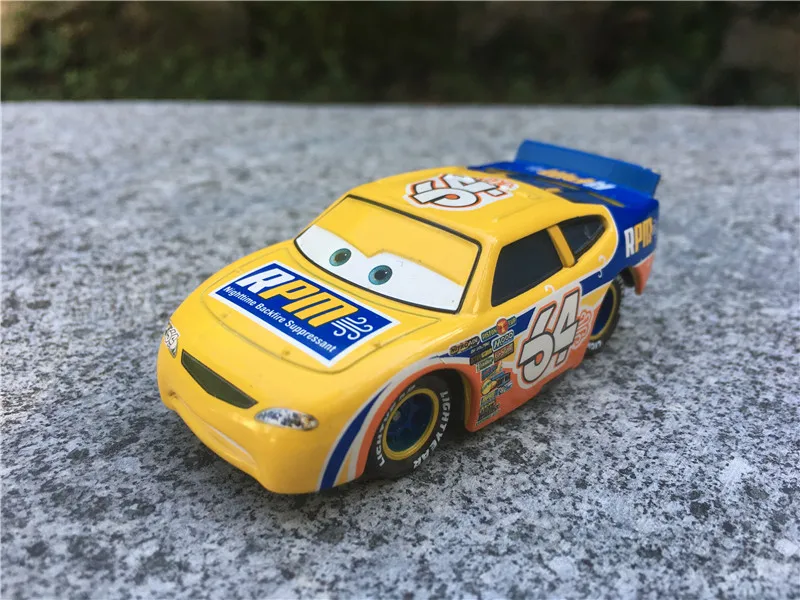 

Disney Pixar Cars Metal Diecast 1:55 Racer NO.64 RPM Toy Car New No Package