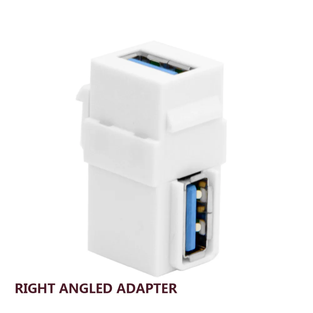 USB 3.0 A Female to A Female Extension Keystone Coupler Adapter for Wall Plate
