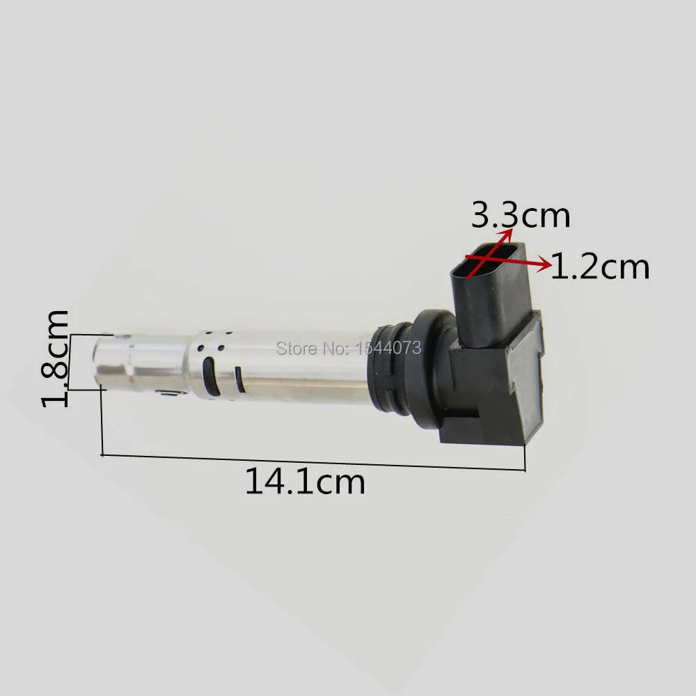 Горячая Распродажа! 4 шт. OEM Катушка зажигания для VW Jetta Golf Polo Beetle Eos Caddy Tiguan Passat CC A3 S3 SIEGE 1.6FSI 1,4 T