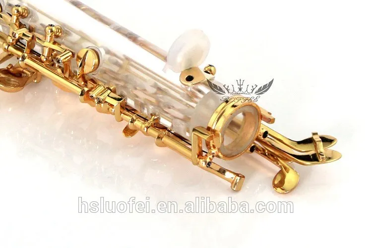 Oboe player full automatic gold plated acrylic transparent body Oboe